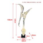 Abstract Transparent Resin Art Ornament Hotel Sales Office Clubhouse Floor Sculpture Home Living Room Entrance Decoration
