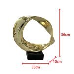 Modern minimalist creative sculpture fiberglass ornament, hotel club entrance, model room, sales office, soft decoration crafts