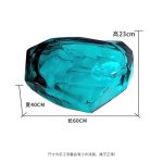 Hotel Club Large Transparent Landscape Stone Sculpture Resin Ornaments Sales Office Villa Pond Decorative Artwork