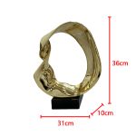 Modern minimalist creative sculpture fiberglass ornament, hotel club entrance, model room, sales office, soft decoration crafts