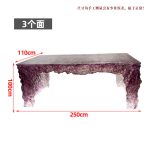 Light luxury transparent resin crystal island table, clubhouse, villa beauty salon, designer’s creative glacier tea table customization
