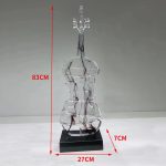 Modern musical instrument ornaments villa bar music table living room transparent resin tabletop decoration sculpture artwork