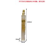 Transparent gold foil lion landing ornament Pixiu tie horse stake pillar Hotel sales office Villa wealth attraction Town house sculpture
