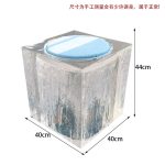 Modern minimalist transparent resin bench, living room, study, home office, business negotiation, light luxury crystal pedestal chair