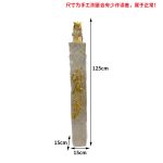 Transparent gold foil lion landing ornament Pixiu tie horse stake pillar Hotel sales office Villa wealth attraction Town house sculpture