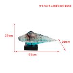 Modern Creative Abstract Ornaments Hotel Sales Office Villa Living Room Transparent Resin Sculpture Entrance Art Decoration