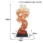 Hotel lobby abstract the Taihu Lake stone decoration sales office model room large floor transparent resin sculpture decoration