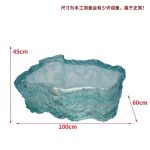 Transparent resin glacier bar counter table custom hotel living room home tea table high-end luminous island design