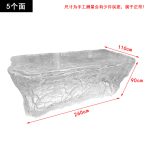 Transparent resin luminous crystal island, light luxury home dining table, ice cubes, stones, high-end feeling, hotel reception bar, front desk