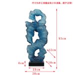 Modern abstract transparent resin sculpture decoration hotel villa home living room porch the Taihu Lake lake stone decoration crafts