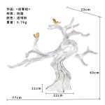 Hotel lobby abstract transparent tree hanging sculpture welcoming guests pine resin ornaments villa large soft decoration artwork