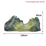 Modern minimalist hotel entrance foyer soft decoration with a high-end feel, niche transparent ornaments, resin sculptures, and artworks