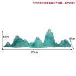 Modern Creative Transparent Resin Rockery Sculpture Hotel Lobby Sales Office Landscape Ornaments Ice and Snow Mountain Floor Decoration