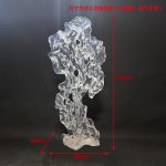 Hotel lobby abstract the Taihu Lake stone decoration sales office model room large floor transparent resin sculpture decoration