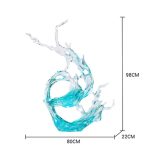 Large scale foam decorations in the lobby and atrium of the hotel, transparent resin sculptures, sales office entrance, floor decorations, art