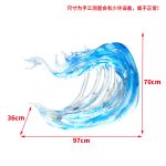 Modern luxury transparent resin foam ornament, large floor standing sculpture, hotel living room, foyer, model room artwork