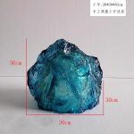 Hotel Club Large Transparent Landscape Stone Sculpture Resin Ornaments Sales Office Villa Pond Decorative Artwork