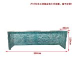 Modern luxury crystal luminous island table, bar, villa, high-end feeling, transparent resin reception, irregular bar counter in front