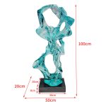 Abstract the Taihu Lake Stone Sculpture Hotel Lobby Sample Room Villa porch Transparent resin soft decoration artwork