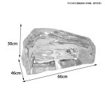 Hotel Club Large Transparent Landscape Stone Sculpture Resin Ornaments Sales Office Villa Pond Decorative Artwork