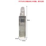 Transparent gold foil lion landing ornament Pixiu tie horse stake pillar Hotel sales office Villa wealth attraction Town house sculpture