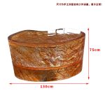 Light luxury creative transparent resin tea table, villa living room, model room, high-end designer, artistic crystal round table