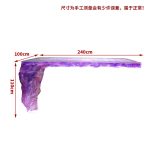 Light luxury transparent resin crystal island table, clubhouse, villa beauty salon, designer’s creative glacier tea table customization