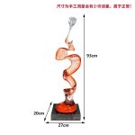 Creative model room, transparent resin sculpture, living room, desktop home, entrance niche, vertical high ornament, abstract decoration