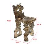 Light Luxury Creative Transparent Chair Hotel Restaurant Villa Home Furnishings High end Original Design Art Backrest Armrest Dining Chair