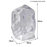 Hotel Club Large Transparent Landscape Stone Sculpture Resin Ornaments Sales Office Villa Pond Decorative Artwork