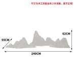 Modern minimalist transparent resin rockery sculpture decoration villa courtyard hotel lobby front desk model room decoration