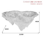 Transparent resin glacier bar counter table custom hotel living room home tea table high-end luminous island design