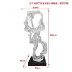 Abstract the Taihu Lake Stone Sculpture Hotel Lobby Sample Room Villa porch Transparent resin soft decoration artwork