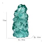 Hotel Club Large Transparent Landscape Stone Sculpture Resin Ornaments Sales Office Villa Pond Decorative Artwork