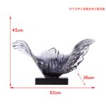 Modern Creative Abstract Ornaments Hotel Sales Office Villa Living Room Transparent Resin Sculpture Entrance Art Decoration
