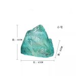 Hotel Club Large Transparent Landscape Stone Sculpture Resin Ornaments Sales Office Villa Pond Decorative Artwork