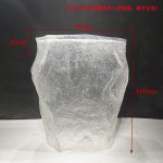 Transparent resin glacier bar counter table custom hotel living room home tea table high-end luminous island design