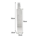 Transparent gold foil lion landing ornament Pixiu tie horse stake pillar Hotel sales office Villa wealth attraction Town house sculpture