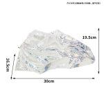 Hotel Club Large Transparent Landscape Stone Sculpture Resin Ornaments Sales Office Villa Pond Decorative Artwork