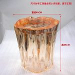 Transparent resin glacier bar counter table custom hotel living room home tea table high-end luminous island design