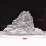 Modern Creative Transparent Resin Rockery Sculpture Hotel Lobby Sales Office Landscape Ornaments Ice and Snow Mountain Floor Decoration