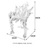 Transparent resin glacier bar counter table custom hotel living room home tea table high-end luminous island design