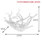 Modern luxury transparent resin foam ornament, large floor standing sculpture, hotel living room, foyer, model room artwork