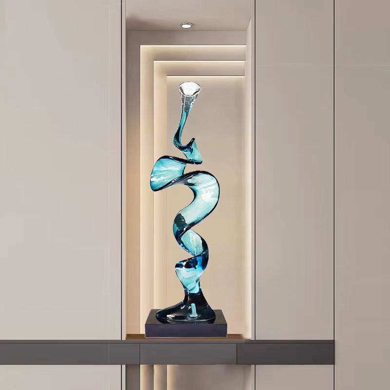 Creative model room, transparent resin sculptur...