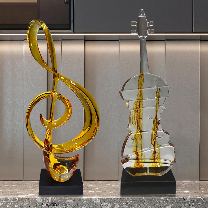 Modern musical instrument ornaments villa bar m...