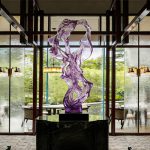 Abstract the Taihu Lake Stone Sculpture Hotel Lobby Sample Room Villa porch Transparent resin soft decoration artwork
