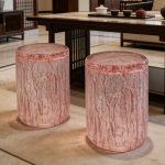 Modern minimalist transparent resin bench, living room, study, home office, business negotiation, light luxury crystal pedestal chair