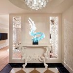Creative figures, abstract transparent resin sculptures, decorative ornaments, hotel living rooms, entrance halls, model rooms, soft decoration artworks