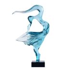 Creative figures, abstract transparent resin sculptures, decorative ornaments, hotel living rooms, entrance halls, model rooms, soft decoration artworks