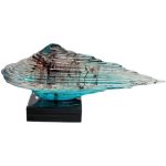 Modern Creative Abstract Ornaments Hotel Sales Office Villa Living Room Transparent Resin Sculpture Entrance Art Decoration